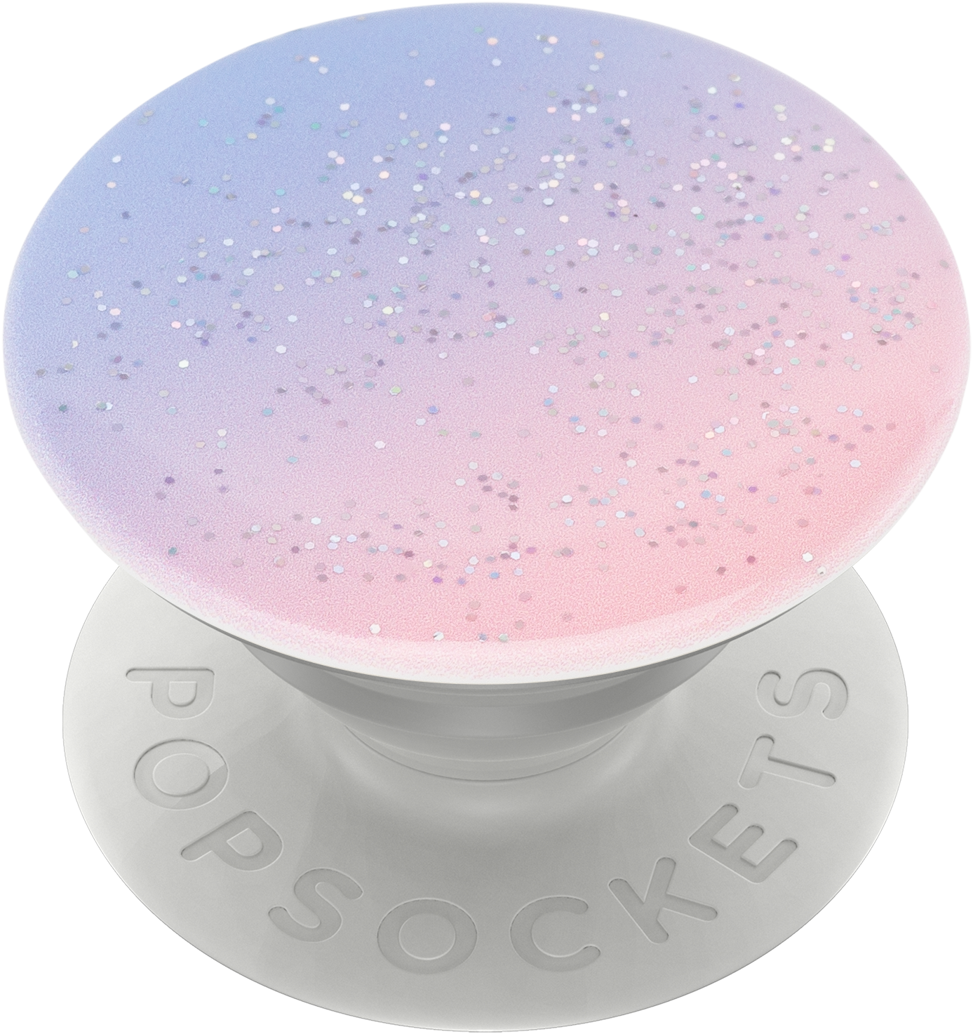 PopSockets PopGrip with Swappable Top, Glitter Morning Haze photo 1