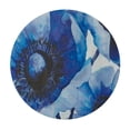thumbnail image 4 of PIKWEEK Table Cloth Round Table Cover Purple Tulips Decor Purple Wild Flowers White, 4 of 8