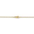 thumbnail image 4 of 14k Yellow Gold 1mm Box Chain Necklace Pendant Charm, 4 of 9