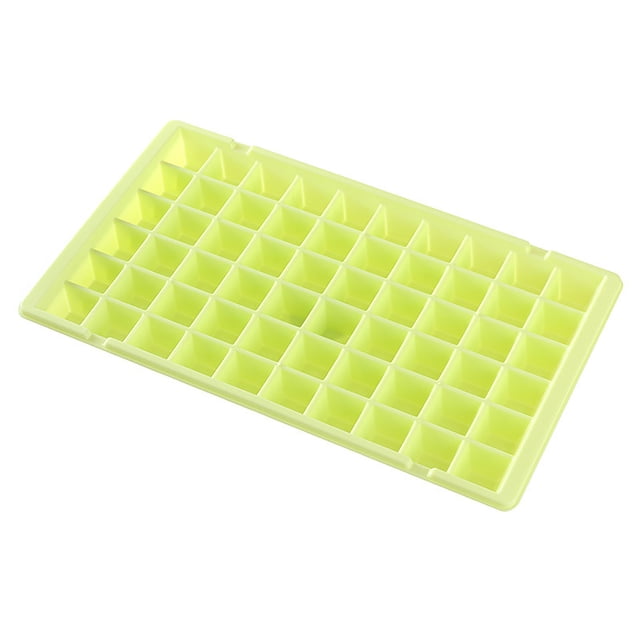 Piwvid Ice Cube Trays for Freezer, 60 Cavities Plastic Ice Cube Tray, Ice Cube Tray, Easy-Release Ice Trays Molds for Chilling Drinks Coffee Juice Whiskey Cocktails