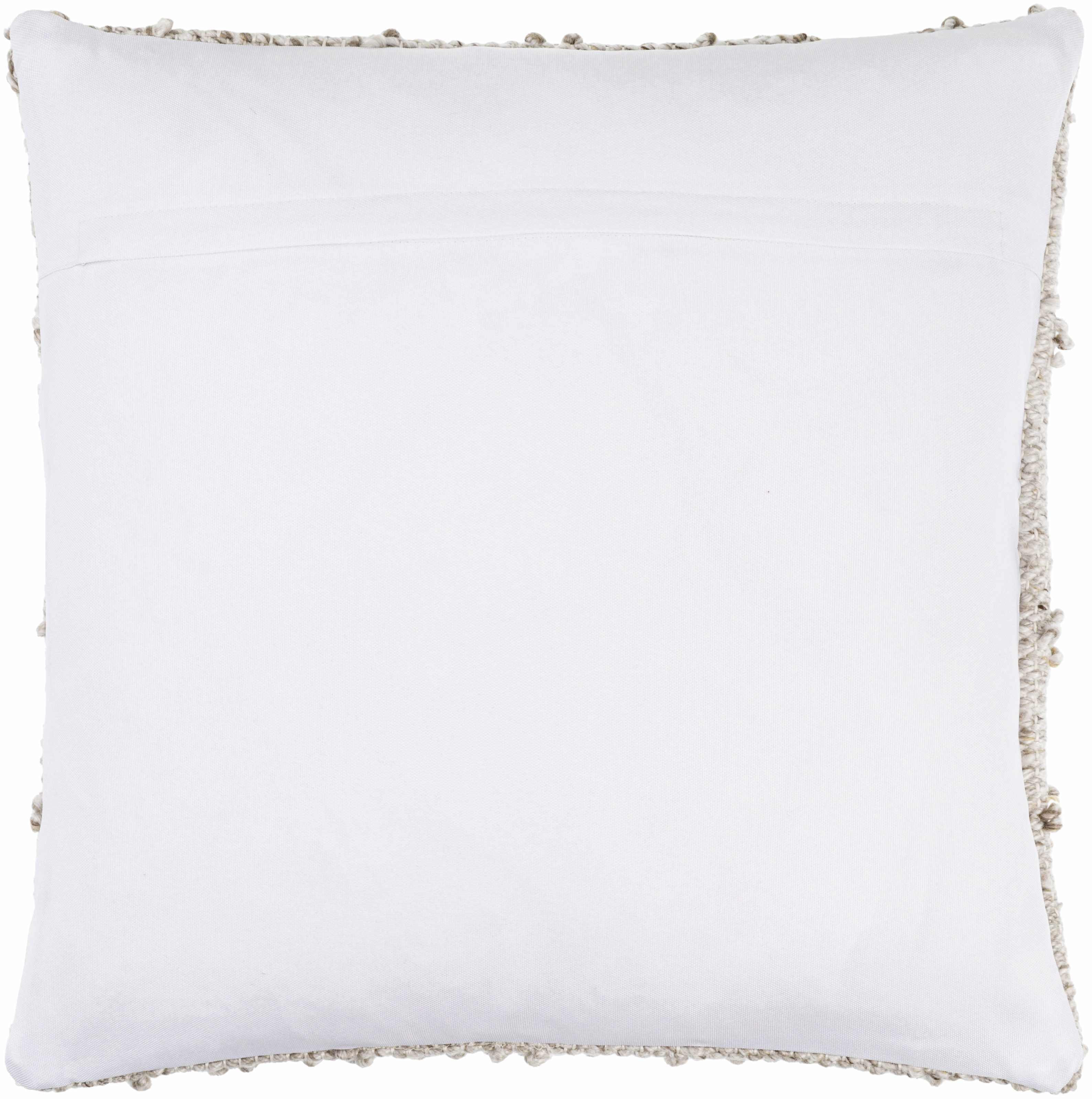 Hauteloom Rhian Decorative Throw Pillow - Sofa Couch Cushion Cover - Cream
