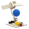 thumbnail image 1 of Kits de ciencia satelital de madera, experimento físico, juguete de construcción, proyectos DIY, rompecabezas 3D de madera, estación espacial,, 1 of 9