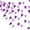 Purple Checkered, variant on 32‑Ft Wildflower Floral Fabric Pennant Banner Garland, Pink Purple Yellow Gingham Triangle Flag Streamers for Easter, Spring, Birthday, Baby Shower & Picnic Party Decorations