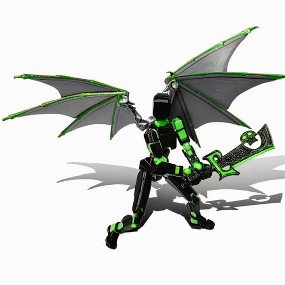 Titan 13 Action Figure Set, T13 Action Figure, 3D Printed Action Figures, Movable Multi-jointed Figure Toys, Stick Bot Articulated Robot Dummy Action Figures Toys, Gifts for Him Boys Friend