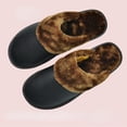 thumbnail image 3 of zapatillas de cuero de talla grande para hombre, impermeables para interiores, piel para el hogar, pareja plana para hombre, zapatillas de invierno para hombre y mujer, zapatos de algodón, 3 of 5
