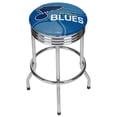thumbnail image 1 of Trademark Global NHL1005-SLB St. Louis Blues NHL Chrome Ribbed Bar Stool, 1 of 1