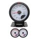 thumbnail image 1 of 60mm Boost Turbo/vacuum/water Temp/oil Temp/oil Press/voltmeter/air Fuel Ratio/ Egt/fuel Press/rpm White Face Gauge With Logo, 1 of 1