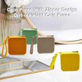 thumbnail image 4 of Silicone Coin Purse Portable Square Wallet With Zipper Waterproof Easy To Clean Storage Bag For Home Travel, 4 of 5