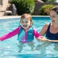 thumbnail image 3 of Aqua SwimSchool Grow-with-Me Swim Vest, Ages 3-6, 32-50 lbs, Pink, 3 of 7