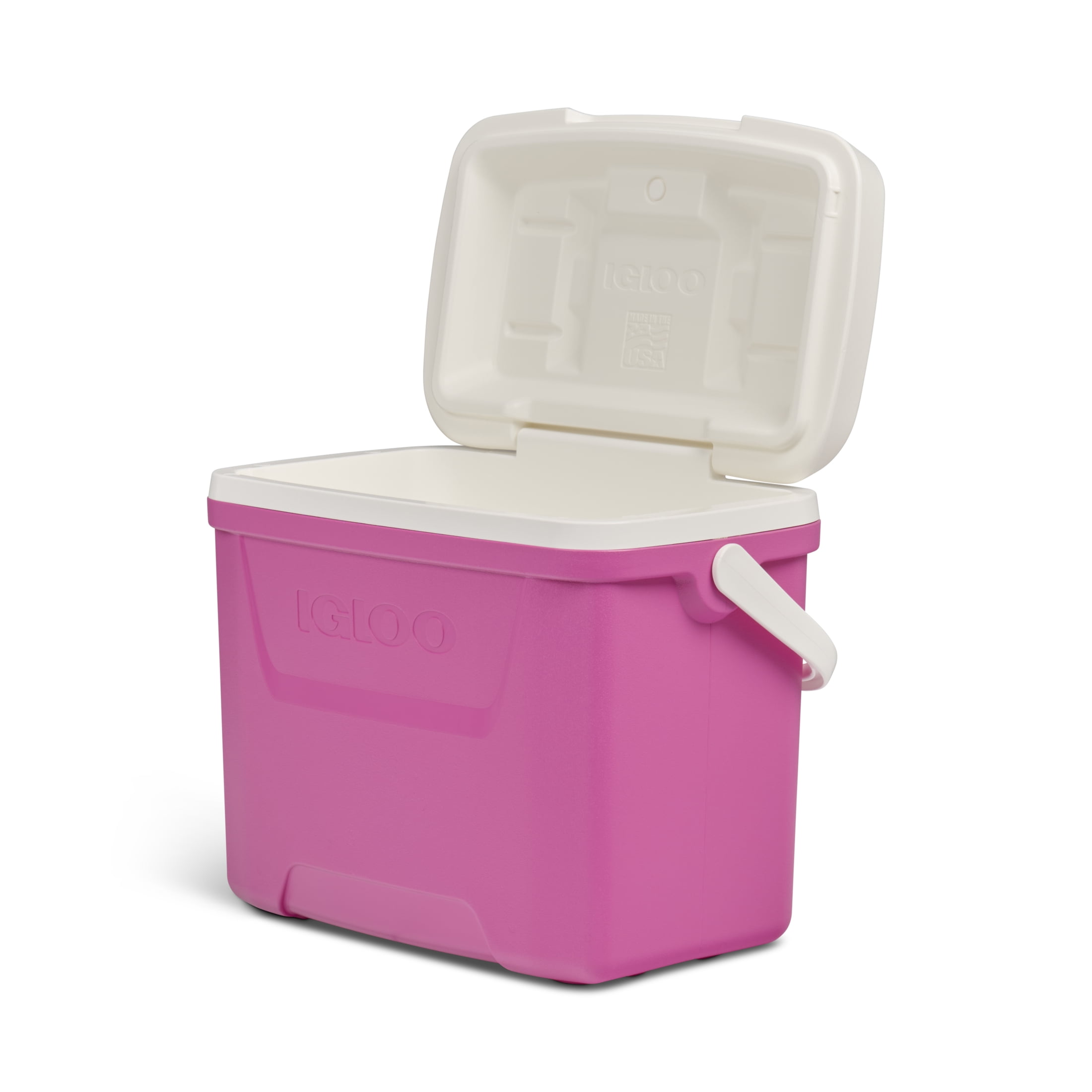 Igloo 28 QT Laguna Hard-Sided Ice Chest Cooler, Pink