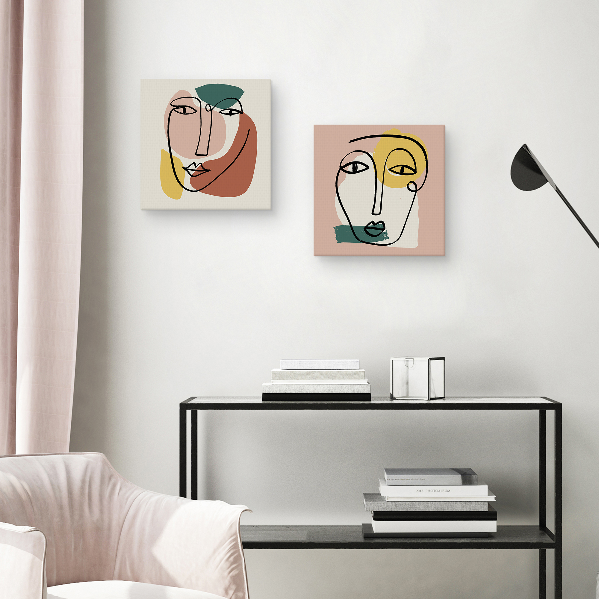 Masterpiece Art Gallery Abstract Painting, 16" x 16"