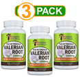 thumbnail image 2 of Sunshine Naturals Valerian Root Herbal Supplement for Sleep Support and Relaxation, 100 Capsules, 3 Pack, 2 of 4