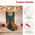 thumbnail image 4 of Lsque Sunset Prairie Meditating Horse Pattern 18 Inch Christmas Stockings, Festive Holiday Stocking for Christmas Decorations Holiday Decor, 4 of 7