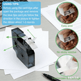 thumbnail image 6 of MarkDomain 5 Pack Label Maker Refills Replacement 45013 S0720530 Black on White 1/2 Inch Label Tape Compatible for DYMO Label Maker, 6 of 9