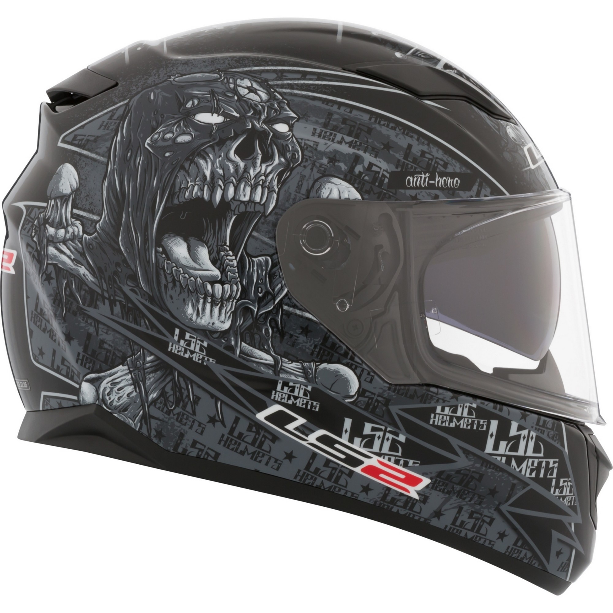 LS2 Stream FF328 Anti-Hero Motorcycle 