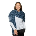 thumbnail image 3 of Insect Shield Wildflower Versatile Scarf Wrap for Insect & Bug Protection, Navy, One Size, 3 of 4