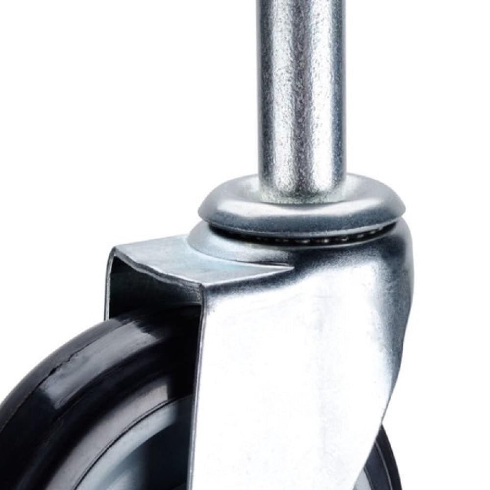 TrueCraftware- 4" Replacement Swivel Caster Without Brake for Bussing/Utility Cart- Heavy Duty Casters Swivel Plate Castor Wheels for Cart