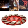 thumbnail image 2 of 4in Diamond Segment Grinding Wheel Angle Grinder Disc for Granite Stone Marble Masonry Concrete Cut, 2 of 8