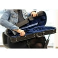 thumbnail image 5 of GEWA Concerto 16" Shaped Black/Blue Viola Case - Thermal Shell & Velour Interior, 5 of 5