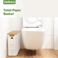 thumbnail image 4 of Dsscvnef Transparent Tissue Storage Household Bathroom Tissue and Miscellaneous Storage Foldable With Lid Storage, 4 of 4
