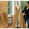 thumbnail image 5 of Soimoi Cotton Cambric Fabric Check,Leaves & Rose Floral Print Fabric by the Yard 56 Inch Wide, 5 of 7