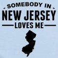 thumbnail image 2 of CafePress - Somebody In New Jersey Loves Me Body Suit - Long Sleeve Cotton Baby Bodysuit, 2 of 4
