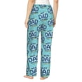 thumbnail image 3 of Daiia Best Dad Ever Women's Sleep Pant with Pockets and Drawstring,Pajama Pants-X-Large, 3 of 9
