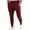 Red, variant on ZQUUVOU Men's Jogger Pants Drawstring Sports Fitness Pants Multi Pockets Sweatpant Full Length Pants Burgundy