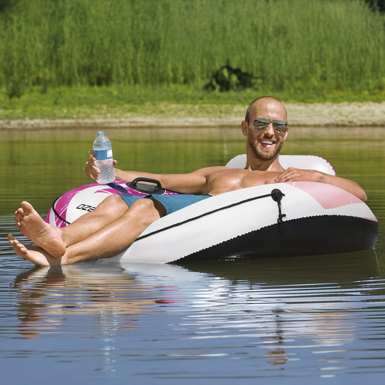 Ozark Trail Rapid Rider Inflatable River Tube 48in with Cup Holder