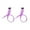 Light Purple, variant on Luminous Colored Hair Extensions, Party Highlights in Synthetic Hair with Clip Clearance