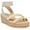 Natural, variant on Anne Klein Womens Alyson Ankle Strap Slingback Wedge Sandals