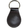 thumbnail image 1 of Boston Leather Smooth Leather Tear Drop Key Fob Keychain, 1 of 1