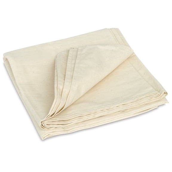 Natural Canvas Drop Cloth - 4 ft x 8 ft