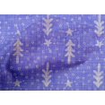thumbnail image 5 of oneOone Cotton Poplin Medium Purple Fabric Merry Christmas Sewing Craft Projects Fabric Prints By Yard 42 Inch Wide, 5 of 5
