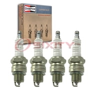 4 pc Champion 312 Copper Plus Spark Plugs for 14E32 42-6FS 4232 AE32 BP6HS BP6HS10 E6TC L87YC S426FS W20FPU W22FPU W6B W6BC W7B W7BC WR7BP Ignition Wire Secondary