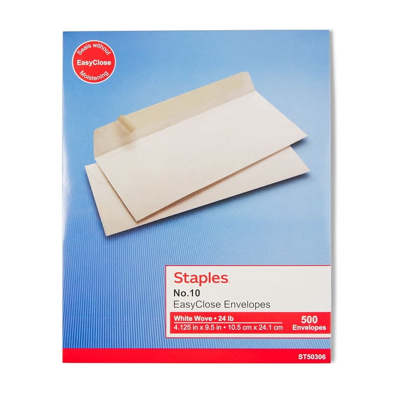 Gummed Security Tinted Business Envelopes, 4.12 in x 9.5 in, White (500 ct Gummed Security Tinted Business Envelopes, 4.12 in x 9.5 in, White (500 ct