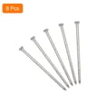 thumbnail image 3 of Uxcell 8 Paquete de Clavos para Cercas, 5 Pulgadas Clavo en Espiral de Acero Inoxidable 304 para Reparación de Pisos de Casa, Carpintería de Madera, Plata, 3 of 6