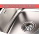 thumbnail image 4 of Sink Strainer Plug 80 Mm, 1 Piece Basket Strainer Sink Waste Plug Replacement, Stainless Steel Sink Filter Cover Cap Hair Stopper For Kitchen Or Bathr, 4 of 4