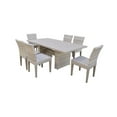thumbnail image 1 of Table de Salle à Manger Patio Extérieur Rectangulaire Fairmont avec 6 Chaises Sans Bras, 1 of 2