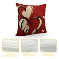 thumbnail image 4 of HENGT  Valentines Day Pillow Covers Red White Sweet Love Throw Pillow Case Cushion Cover for Home Couch Sofa Wedding Anniversary Decoration, 4 of 5