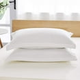 thumbnail image 4 of Duvet Cover King 100% Washed Microfiber 3pcs Bedding Set,Solid Color-Soft and Breathable with Zipper Closure & Corner Ties, Pure White, 4 of 5