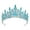 White, variant on LSQii Gold Crown for Women Happy Birthday Princess Party Decorations Crystal Rhinestone Queen Tiaras Headband Photo Props Decoration & Gift White