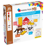 MAGNA-TILES Farm Animals 25-Piece Magnetic Construction Set, The ORIGINAL Magnetic Building Brand