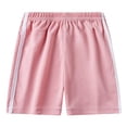 thumbnail image 2 of Favoffer Kids Shorts Solid Color Breathable Elastic Waist Loose Fit Sports Bottoms Five Quarter Pants for Summer Outdoor Fitness Daily Leisure Wear, 2 of 9