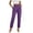 Purple, variant on Tqcoqu Dress Pants for Women,Work Pants Wide Leg Pull On Stretchy Business Casual Trousers,High Waisted Slacks with Pockets,Beige Women's S-XXL