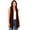 Brown, variant on Women's Sleeveless Long Body Open Draped Front Solid Cardigan Vest S-3XL
