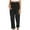 Black, variant on Hfyihgf Women's Classy High Waisted Corduroy Pants Casual Comfy Straight Leg Trousers with Pockets(Beige,L)