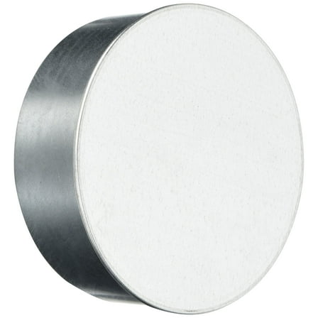 US Hardware 6 Inch Galvanized Tee Cap Plug - Steel Plug Cap - Pack of 2