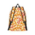 thumbnail image 2 of Honeii Orchids Flowers Print Canvas College Laptop Backpack, Durable Rucksack Travel Notebook Bag School Backpack Book Bag for Men Women-Medium, 2 of 7