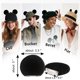 thumbnail image 4 of Orejas magnéticas de ratón para gorra, boina, sombrero de pescador, zhezesmila, 4 of 6